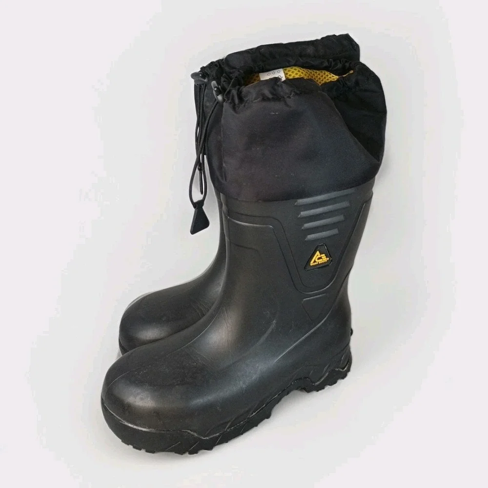 Shoes For Crews Bullfrog Elite Soft Toe Work Boot Size Men 5 Women 7 Black 71845